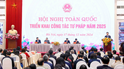 Ngành Tư pháp quyết tâm đổi mới mạnh mẽ công tác xây dựng, thi hành pháp luật (17/12/2024)