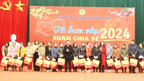 Vĩnh phúc chung tay chăm lo Tết cho người lao động (04/2/2024)