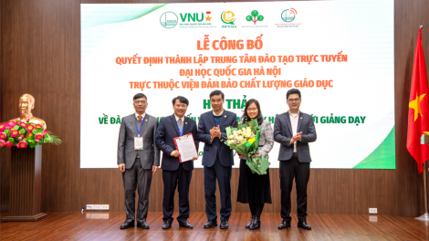 Đại học Quốc gia Hà Nội thành lập Trung tâm Đào tạo trực tuyến (28/02/2024)