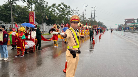 Bắc Giang đảm bảo an toàn giao thông tại các lễ hội đầu xuân (23/02/2024)