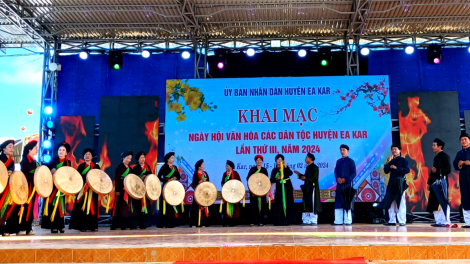 Đắk Lắk: Sôi nổi các hoạt động Ngày hội văn hóa các dân tộc huyện Ea Kar dịp đầu xuân (15/2/2024)