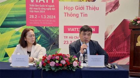 400 doanh nghiệp tham dự triển lãm quốc tế ngành dệt may Việt Nam (23/2/2024)