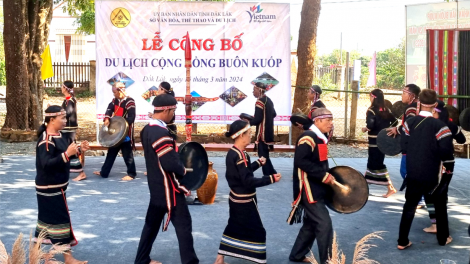 Công bố Buôn Du lịch cộng đồng thứ ba tại Đắk Lắk (15/3/2024)