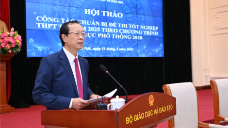 Bộ Giáo dục và Đào tạo khuyến khích các trường đại học xét tuyển bằng điểm thi tốt nghiệp THPT (12/3/2024)