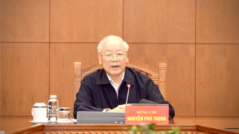 Tổng Bí thư Nguyễn Phú Trọng - Nhân sự ĐH 14 của Đảng phải vừa có Đức vừa có Tài, trong đó Đức là gốc (13/3/2024)