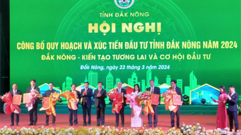 Phó Thủ tướng Trần Lưu Quang:  Quy hoạch Đắk Nông cần “tuân thủ, linh hoạt, đồng bộ, thấu hiểu” để phát triển (23/3/2024)