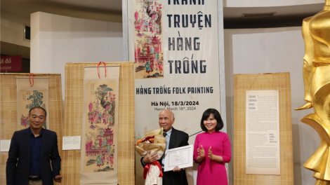 "Tranh truyện Hàng Trống": Giới thiệu 40 bức tranh về những tích truyện cổ (18/3/2024)