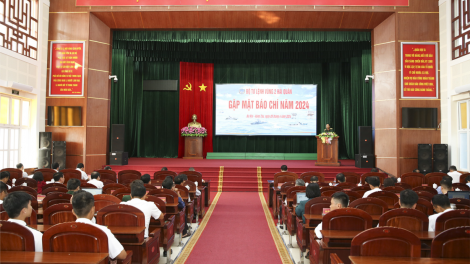 Báo chí đồng hành, phối hợp chặt chẽ với bộ đội Vùng 2 Hải quân (5/4/2024)
