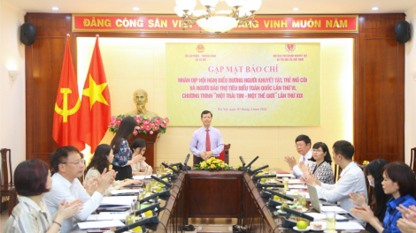 Hội nghị biểu dương người khuyết tật, trẻ mồ côi và người bảo trợ tiêu biểu toàn quốc lần thứ 6 (10/4/2024)
