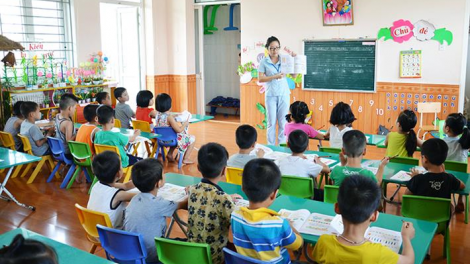Thí điểm Chương trình giáo dục mầm non mới trong 3 năm học (29/4/2024)