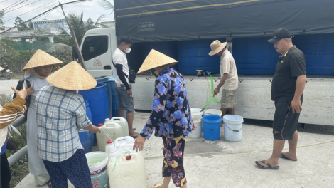 Tiền Giang: Nỗ lực đưa nước ngọt về vùng "khát nước". (5/4/2024)
