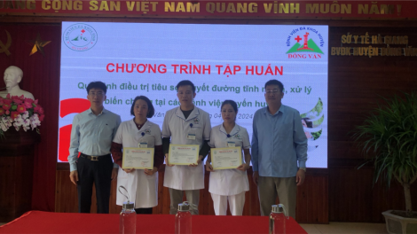 Người dân 4 huyện nghèo tỉnh Hà Giang được hưởng kỹ thuật cấp cứu, điều trị đột quỵ tại chỗ ()09/4/2024