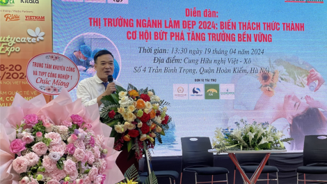 Mỹ phẩm Việt chỉ chiếm 30% lượng sản phẩm tiêu thụ trong nước (19/4/2024)
