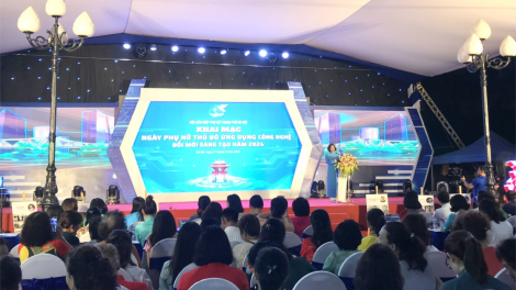 Khai mạc Ngày Phụ nữ Thủ đô ứng dụng công nghệ, đổi mới sáng tạo năm 2024 (17/05/2024)