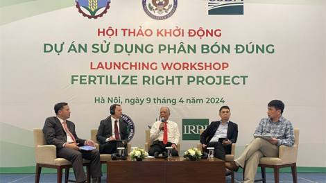 Mỹ hỗ trợ Việt Nam triển khai dự án “Sử dụng phân bón đúng” hướng tới giảm phát thải trong ngành nông nghiệp (06/05/2024)