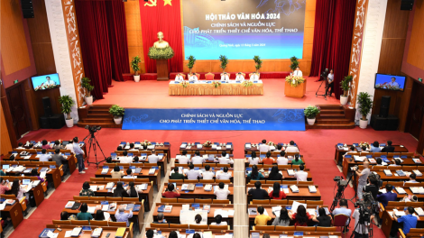 Hội thảo Văn hóa 2024: Phát triển thiết chế văn hóa và thể thao đáp ứng yêu cầu hội nhập (12/5/2024)