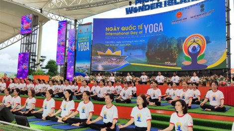 Ngày quốc tế Yoga lần thứ 10 tại Quảng Ninh (23/6/2024)