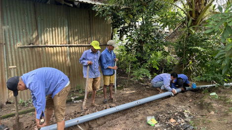 100% hộ dân nông thôn Trà Vinh sử dụng nước hợp vệ sinh (30/6/2024)