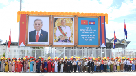 Lễ đón chính thức Chủ tịch nước Tô Lâm thăm cấp Nhà nước Vương quốc Campuchia (12/7/2024)