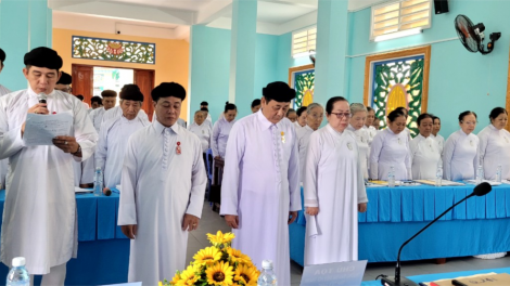 Hội thánh Cao Đài Tây Ninh tại Tiền Giang tưởng niệm Tổng Bí thư Nguyễn Phú Trọng (25/07/2024)