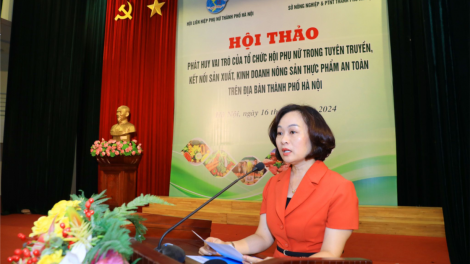 Phát huy vai trò của tổ chức Hội phụ nữ trong tuyên truyền và kết nối sản xuất kinh doanh nông sản (16/07/2024)