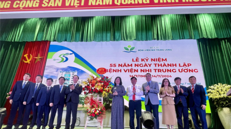 Kỷ niệm 55 năm ngày thành lập Bệnh viện Nhi TW (11/7/2024)