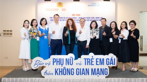 Trang bị kiến thức cho phụ nữ và trẻ em gái trong việc ứng phó với các thách thức trên không gian mạng (22/07/2024)