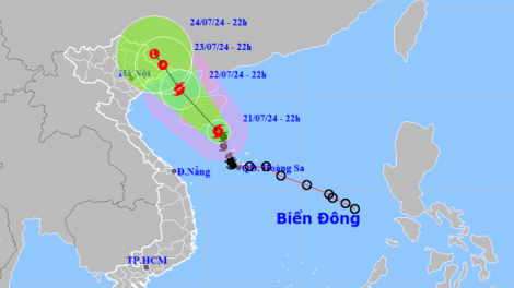 Trung Quốc: Cơn bão số 4 - Bão Prapiroon đổ bộ vào Hải Nam (22/7/2024)