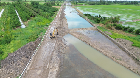 Nhiều dự án giao thông tại Cần Thơ thi công cầm chừng do thiếu cát (11/7/2024)