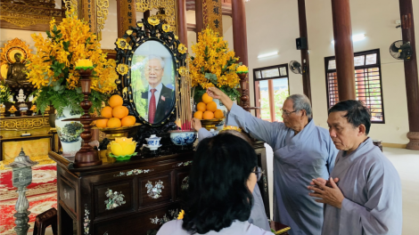 Tăng ni, Phật tử Thừa Thiên Huế tưởng niệm Tổng Bí thư Nguyễn Phú Trọng (25/7/2024)