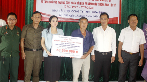 Nỗ lực hỗ trợ gia đình liệt sỹ ở Yên Bái (27/7/2024)