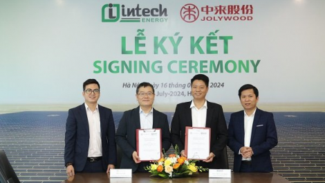 Intech Energy và Jolywood Solar ký kết Thỏa thuận phân phối tại thị trường Việt Nam & Bản ghi nhớ cung cấp 20 MWp tấm quang điện (16/7/2024)