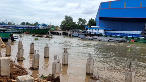 Tiền Giang:  Khẩn trương khắc phục sạt lở cấp bách từ vốn hỗ trợ của Chính phủ (17/7/2024)