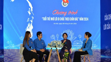 Giao lưu tiếp lửa truyền thống “Tuổi trẻ nhớ lời Di chúc theo chân Bác” (28/08/2024)