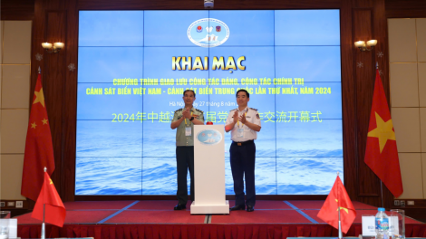 Khai mạc chương trình giao lưu Công tác Đảng-Công tác Chính trị giữa Cảnh sát biển 2 nước Việt Nam-Trung Quốc (27/08/2024)