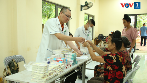 Đảm bảo sức khoẻ, phòng dịch bệnh cho người dân vùng lũ Sơn La (03/8/2024)