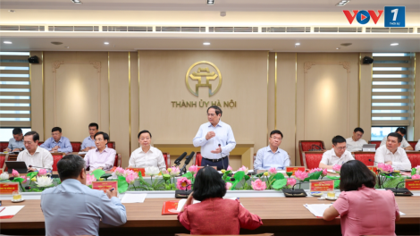 Thủ tướng Phạm Minh Chính làm việc với Ban Thường vụ Thành ủy Hà Nội (17/8/2024)