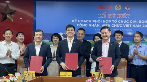 Khởi động Giải Bóng đá công nhân, viên chức Việt Nam 2024 (06/08/2024)