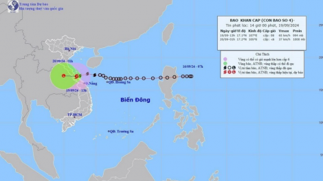 THỜI SỰ 18H CHIỀU 19/09/2024: Bão số 4 suy yếu thành áp thấp nhiệt đới nhiều khả năng gây mưa to tại các tỉnh từ Hà Tĩnh đến Quảng Trị