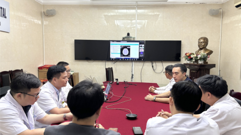 Bác sỹ BV Hữu nghị Việt Đức hội chẩn từ xa nạn nhân vụ sập cầu Phú Thọ (9/9/2024)