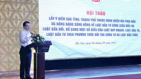 Sửa đổi Luật Đầu tư công để khơi thông nguồn lực cho phát triển (06/09/2024)