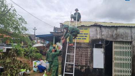 Quảng Trị: Bộ đội giúp dân ứng phó bão (18/09/2024)