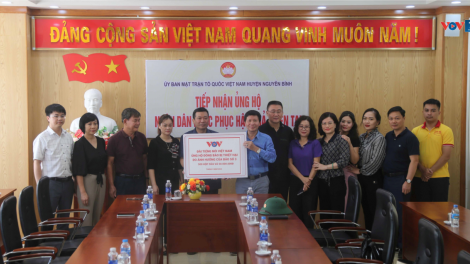 Đài Tiếng nói Việt Nam ủng hộ đồng bào thiên tai tại Nguyên Bình, Cao Bằng (19/09/2024)