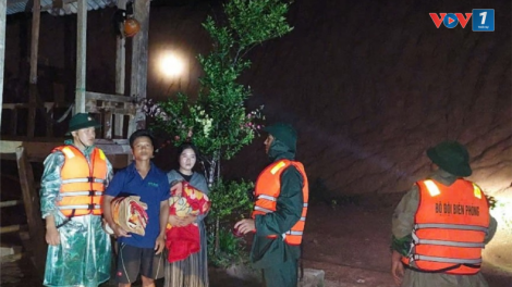 Quảng Bình: Mưa lớn, gió mạnh, ngầm tràn bị chia cắt, kêu gọi người dân đi rừng trở về nhà (19/9/2024)