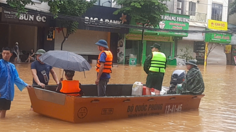 Cứu trợ người bị nạn là ưu tiên hàng đầu ở Yên Bái (10/9/2024)