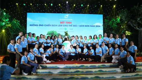 Mít tinh hưởng ứng chiến dịch làm cho thế giới sạch hơn năm 2024  (27/09/2024)