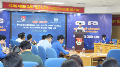 Ứng dụng phương thức truyền thông hiện đại trong hoạt động thanh thiếu nhi  (25/09/2024)