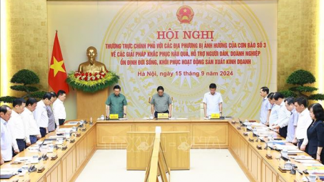 THỜI SỰ 12H TRƯA 15/9/2024: Thủ tướng Phạm Minh Chính chủ trì Hội nghị bàn giải pháp khẩn trương khắc phục hậu quả, hỗ trợ người dân,