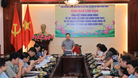 Tháng hành động ATVSLĐ năm 2024 kịp thời kiểm soát phòng ngừa các yếu tố nguy cơ gây tai nạn lao động (25/09/2024)