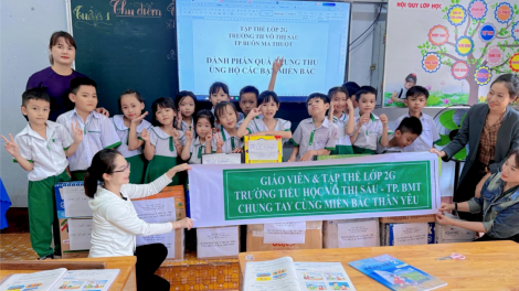 Vui Trung thu, thiếu nhi Đắk Lắk hướng về các bạn vùng bão lũ (16/9/2024)